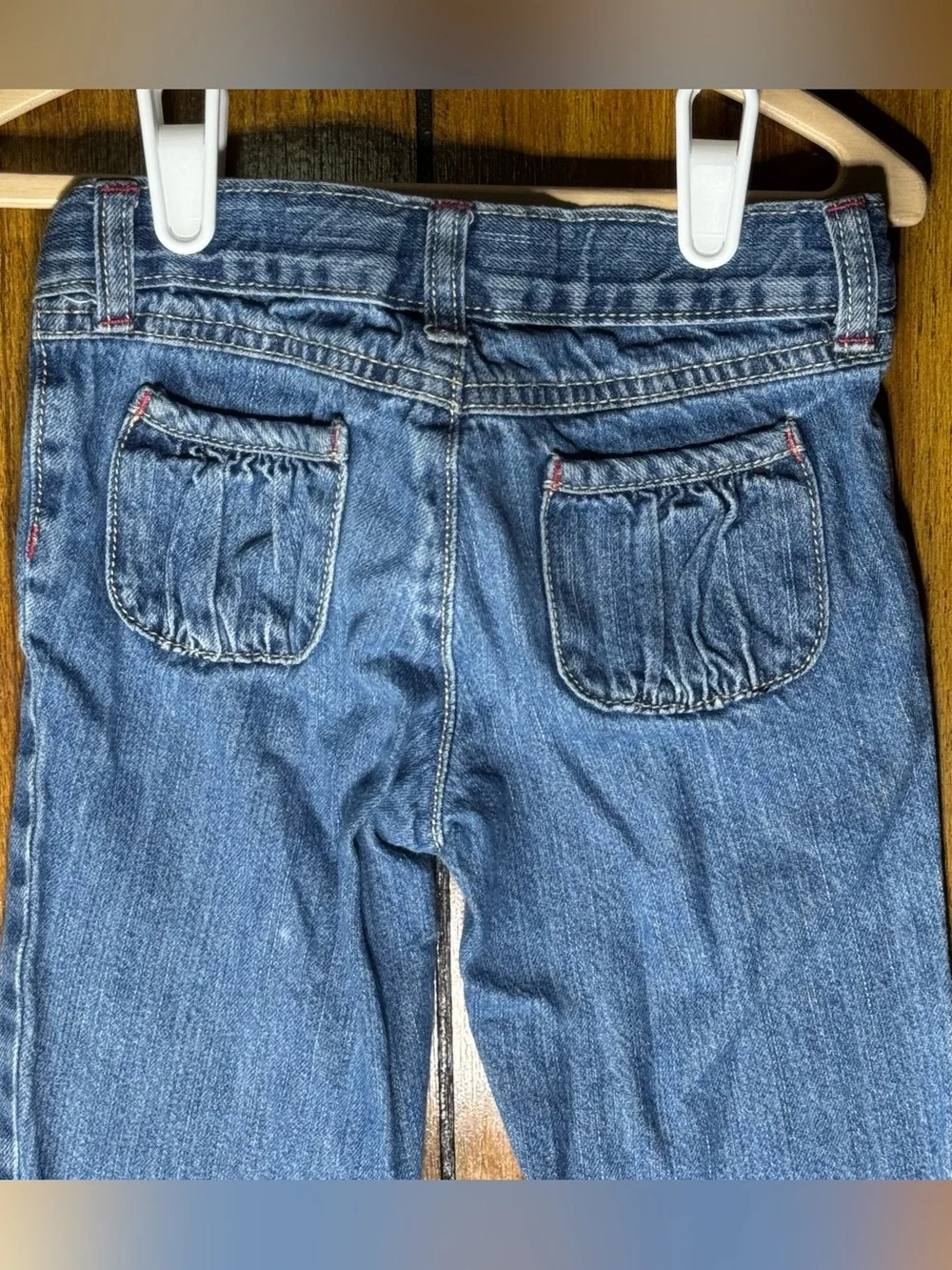 Gymboree 3T Girls Blue Jeans Adjustable Waist Playwear Classic Denim Kidcore